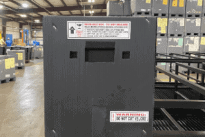 Corrugated Plastic Box Side Velcro Strapping
